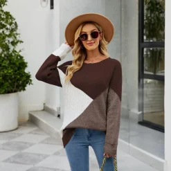 Truien & Vesten Dames*Cristina - Stijlvolle Casual Gebreide Zomersweater voor Vrouwen