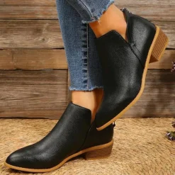 Damesschoenen*Dafni - Elegante Zomerse Enkellaars voor Dames