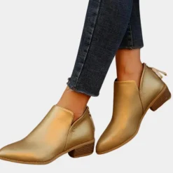 Damesschoenen*Dafni - Elegante Zomerse Enkellaars voor Dames