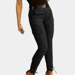 Broeken & Rokken Dames*Dames casual cargo jeans voor de zomer