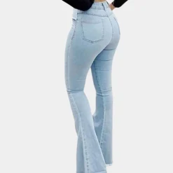 Broeken & Rokken Dames*Dames trendy uitlopende zomerbroek