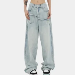 Broeken & Rokken Dames*Dames zomer denim broek