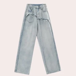 Broeken & Rokken Dames*Dames zomer denim broek