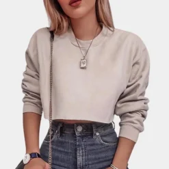 Topjes & Shirts Dames*Damestop met lange mouwen - Zomerse Stijl