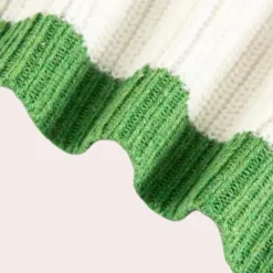 Truien & Vesten Heren*Damianos - Stijlvol gebreid herenvest met kleurvlakken voor de zomer Groen