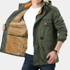 Jassen Heren*Damond - Lichte cargo zomerjas voor heren