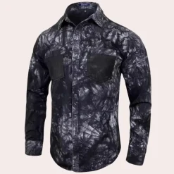 Shirts Heren*DANIIL - Stijlvol Zomer Overhemd voor Heren Zwart