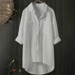 Blazers & Blouses Dames*DAPHNE - Luchtige blouse met lange mouwen voor de zomer