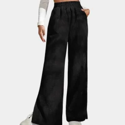 Broeken & Rokken Dames*Daria - Casual Chic Corduroy Zomer Damesbroek