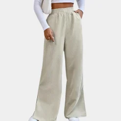 Broeken & Rokken Dames*Daria - Casual Chic Corduroy Zomer Damesbroek