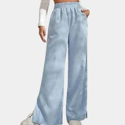 Broeken & Rokken Dames*Daria - Casual Chic Corduroy Zomer Damesbroek