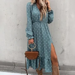 Jurken & Jumpsuits Dames*DARIA - Zomerse casual jurk met split