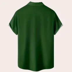 Shirts Heren*DAVID - Luxe Zomeroverhemd voor Heren Rood