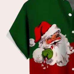 Shirts Heren*DAVID - Luxe Zomeroverhemd voor Heren Rood