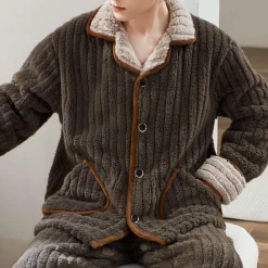 Sets Heren*Dawson - Comfortabele Lange Mouw Zomer Pyjama Set voor Mannen