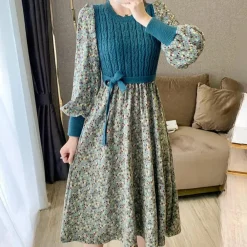 Jurken & Jumpsuits Dames*DAYSI - Elegante Zomer Jurk voor Dames Blauw