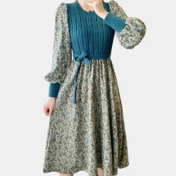 Jurken & Jumpsuits Dames*DAYSI - Elegante Zomer Jurk voor Dames Blauw