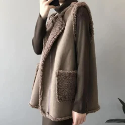 Truien & Vesten Dames*DAYYSI - Moderne Zomervest voor Dames Bruin