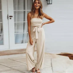 Jurken & Jumpsuits Dames*DELANEY - Stijlvolle zomerse jumpsuit voor vrouwen