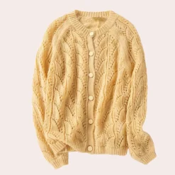 Truien & Vesten Dames*Delfina - Comfortabel en stijlvol gebreid dames vest voor de zomer