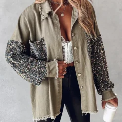 Jassen Dames*DELILAH - Luxe Paillettenjasje voor Dames - Perfect voor de Zomer