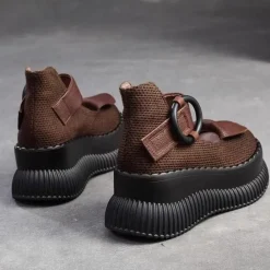 Damesschoenen*Denyse - Zomerse casual schoenen met riem voor dames