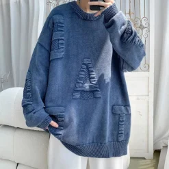 Truien & Vesten Heren*DILAN - Comfortabele Losse Zomerse Trui voor Heren