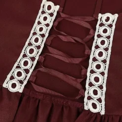 Jurken & Jumpsuits Dames*Dimitra - Vintage Geïnspireerde Zomerse Oktoberfest Maxi Jurk