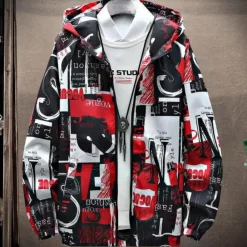 Jassen Heren*Dimitri - Heren Urban Lichtgewicht Zomerjas met Capuchon