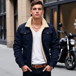 Jassen Heren*DIRK - Vintage bomber jacket voor heren - Perfect voor de lente en zomer