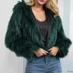 Jassen Dames*DONNA - Klassieke Cropped Jas voor Dames