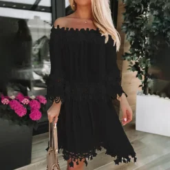 Jurken & Jumpsuits Dames*DOROTA - Stijlvolle off shoulder zomerjurk