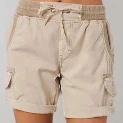 Broeken & Rokken Dames*Dorthea - Zomerse damesshort met hoge taille