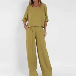 Sets Dames*Dulce - Comfortabele zomerse tweedelige damesset