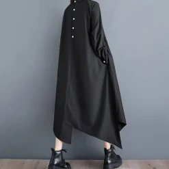 Jurken & Jumpsuits Dames*Dumitra - Elegante Loszittende Maxi Zomerjurk voor dames Zwart