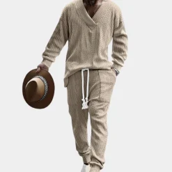 Sets Heren*Duran - Gebreide herenset tweedelig voor de zomer