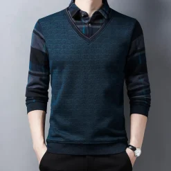 Truien & Vesten Heren*Eamon - Modieuze gebreide zomerse trui voor heren