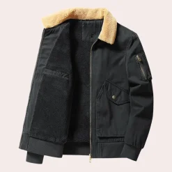 Jassen Heren*Eberly - Luchtige zomer heren bomberjack met meerdere zakken