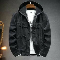 Jassen Heren*EDDIE - Lichte zomerjas met capuchon voor mannen