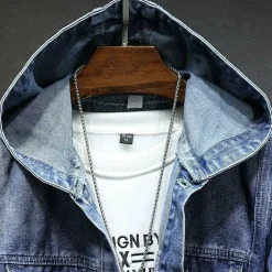 Jassen Heren*EDDIE - Lichte zomerjas met capuchon voor mannen