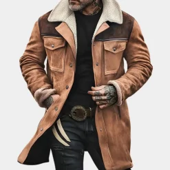 Jassen Heren*EDMUND - Klassieke Jas voor Heren Kameel