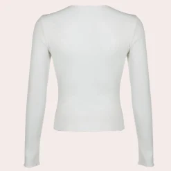 Truien & Vesten Dames*Eenvoudige damestop met lange mouwen voor de zomer