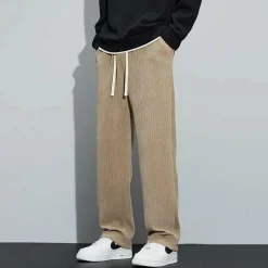 Broeken Heren*EERO - Comfortabele corduroy zomerbroek