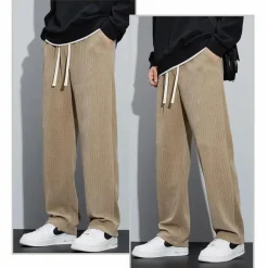 Broeken Heren*EERO - Comfortabele corduroy zomerbroek