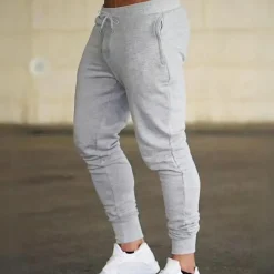 Broeken Heren*EETU - Klassieke zomerse joggingbroek met trekkoord