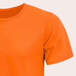 Shirts Heren*Effen zomert-shirt Oranje