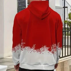 Truien & Vesten Heren*EGOR - Veelzijdige Kersttrui voor Heren Rood