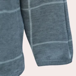 Truien & Vesten Dames*Elda - Modieuze Zomerse Damestrui met Ruitjesmotief