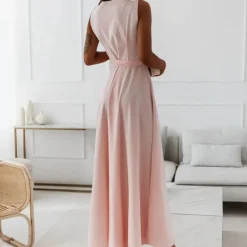 Jurken & Jumpsuits Dames*Elegante dames maxi-jurk met v-hals voor de zomer