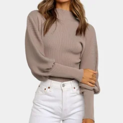 Truien & Vesten Dames*Elegante damestrui met lange mouwen voor de zomer